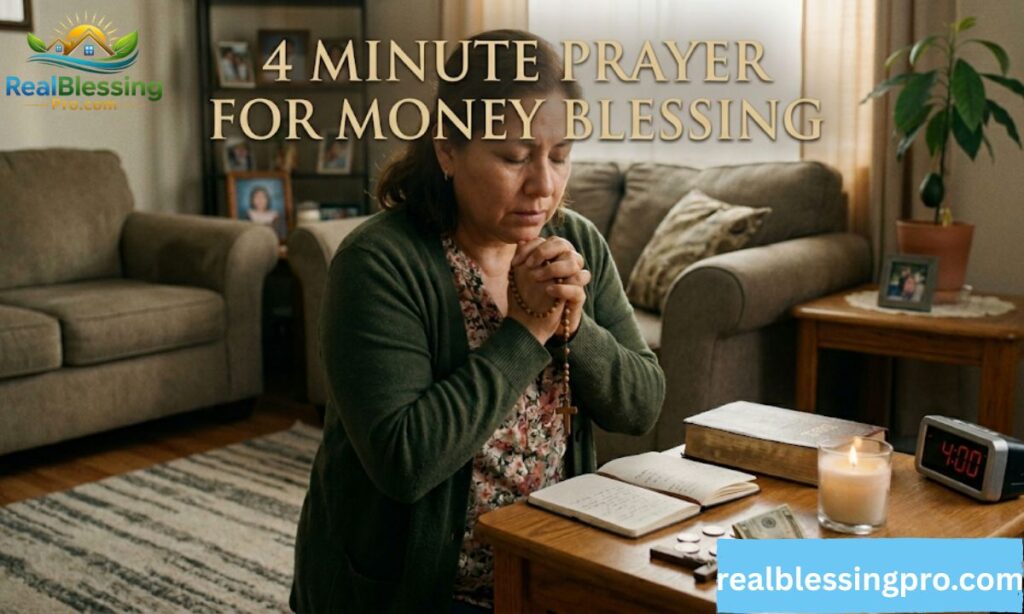 4 minute prayer for money blessing