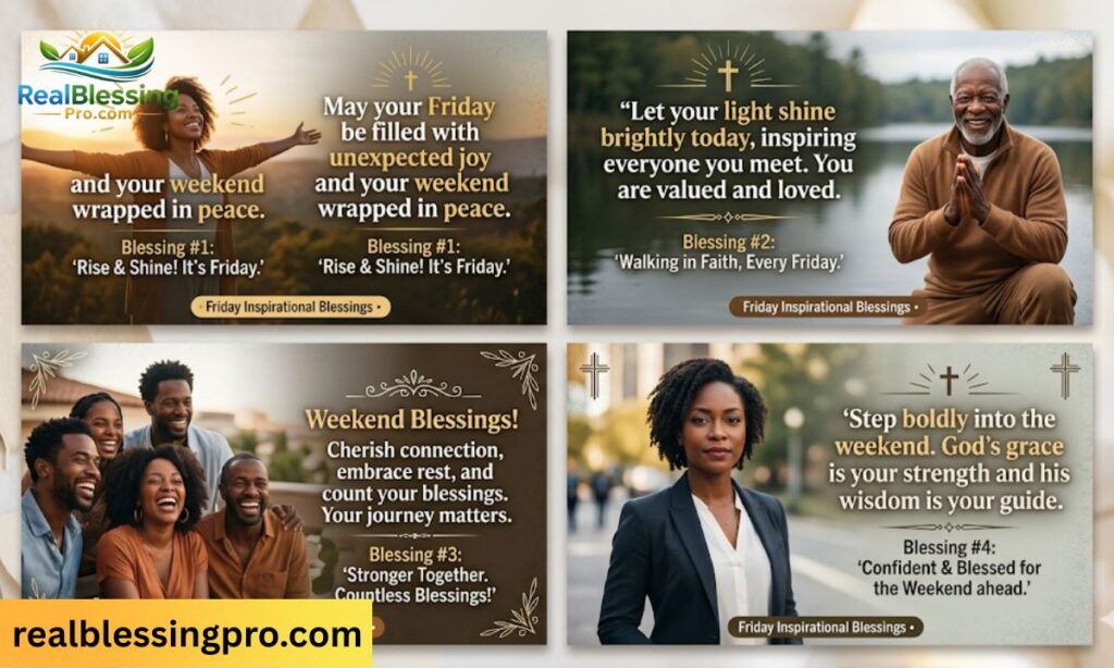 African American Friday Inspirational Blessings Images and Quotes