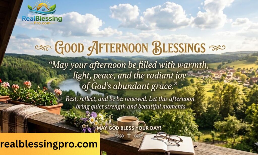 Good afternoon blessings images and quotes