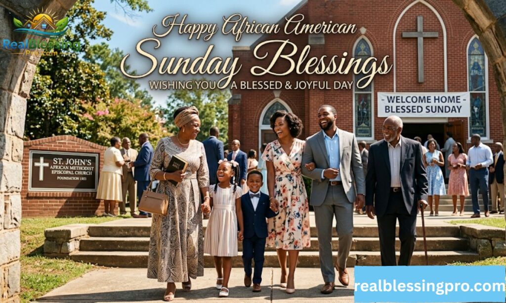 Happy African American Sunday Blessings
