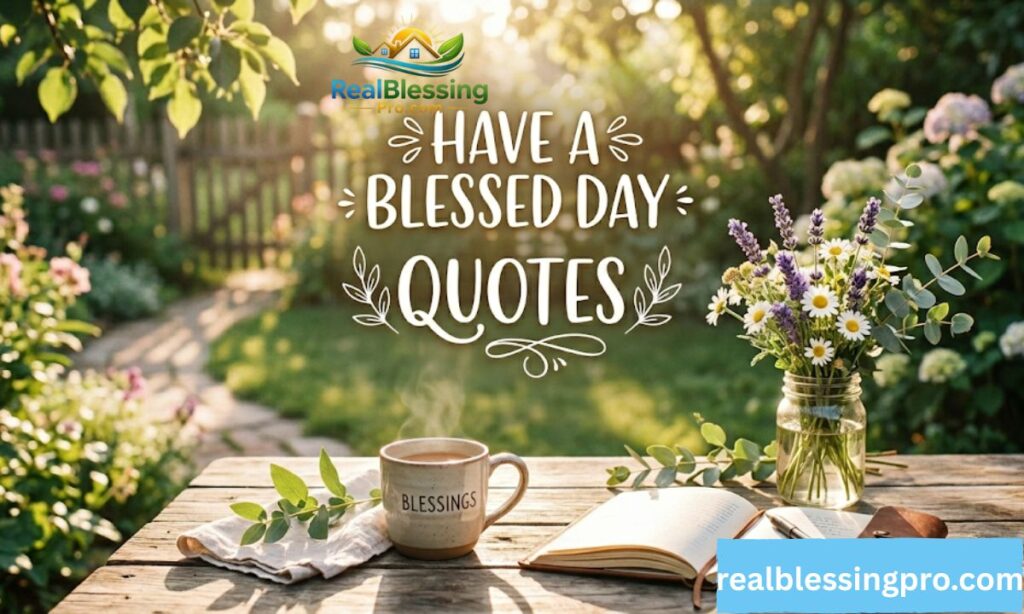 Have a blessed day quotes