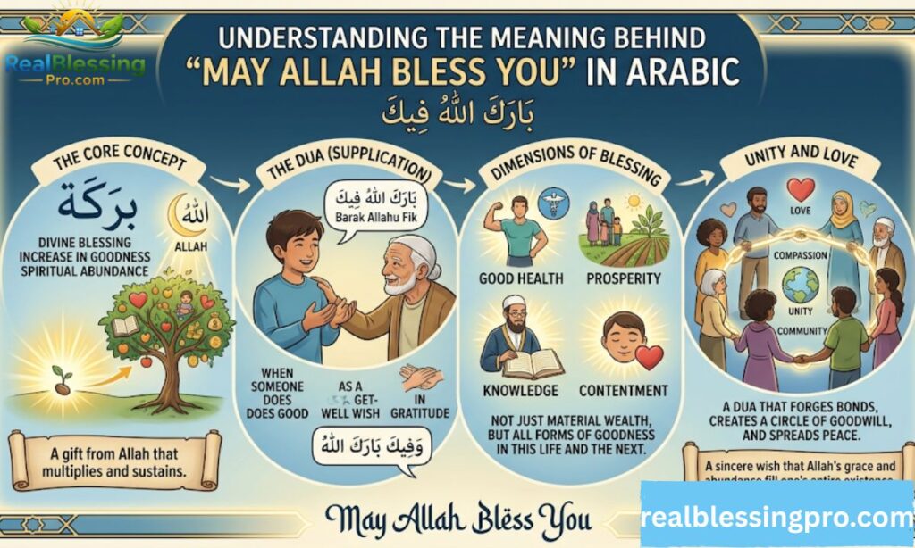 Understanding the Meaning Behind “May Allah Bless You in Arabic”