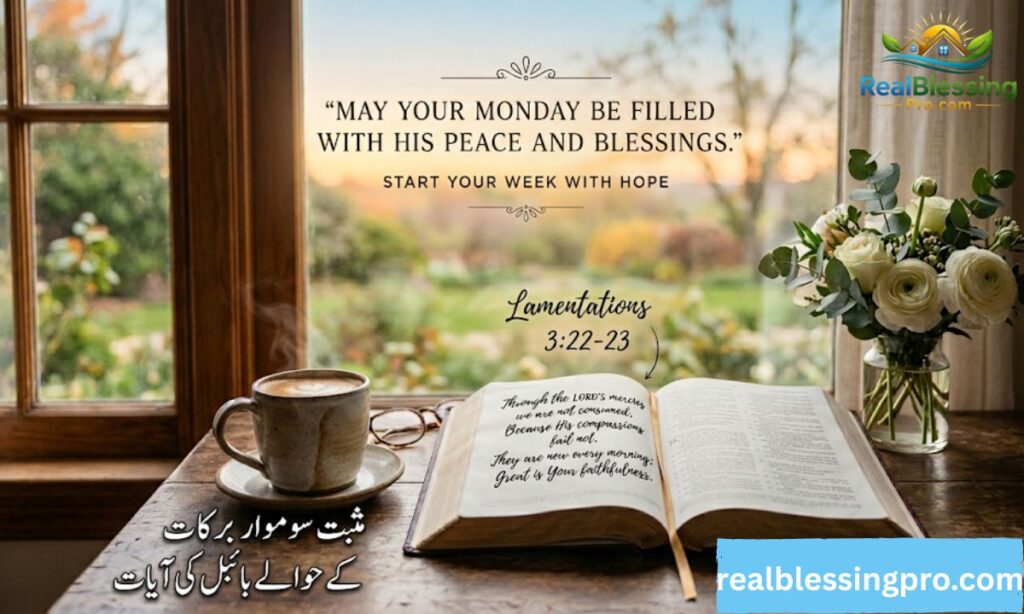 positive monday blessings quotes bible verses