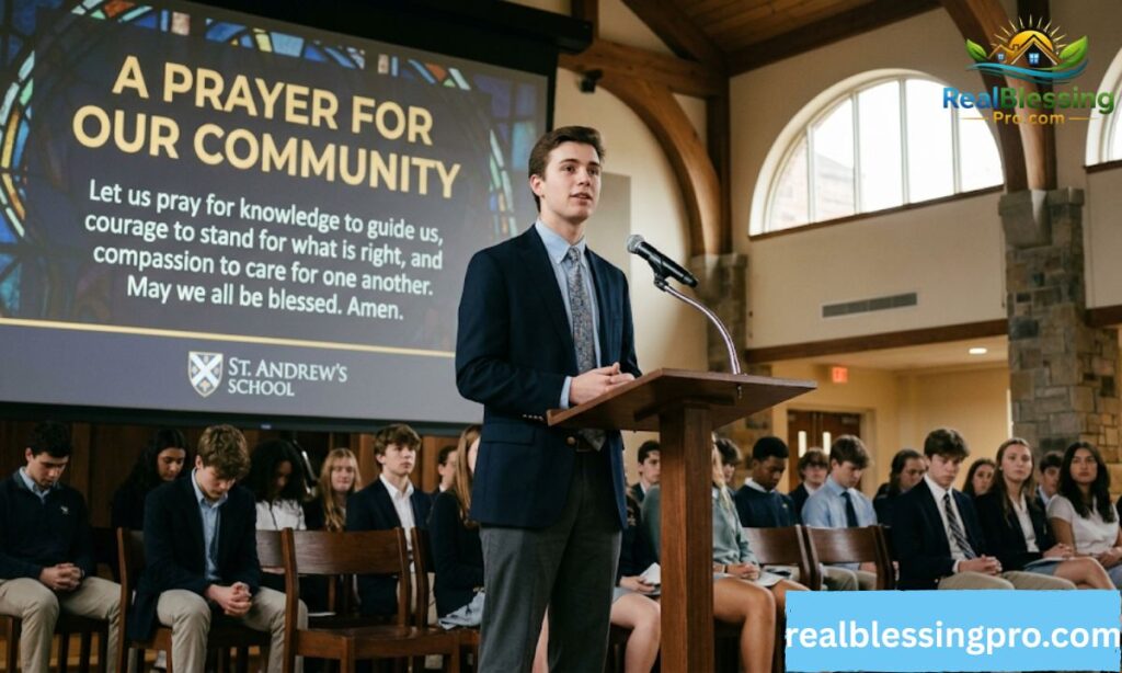 2. Formal English Prayer for School Assemblies