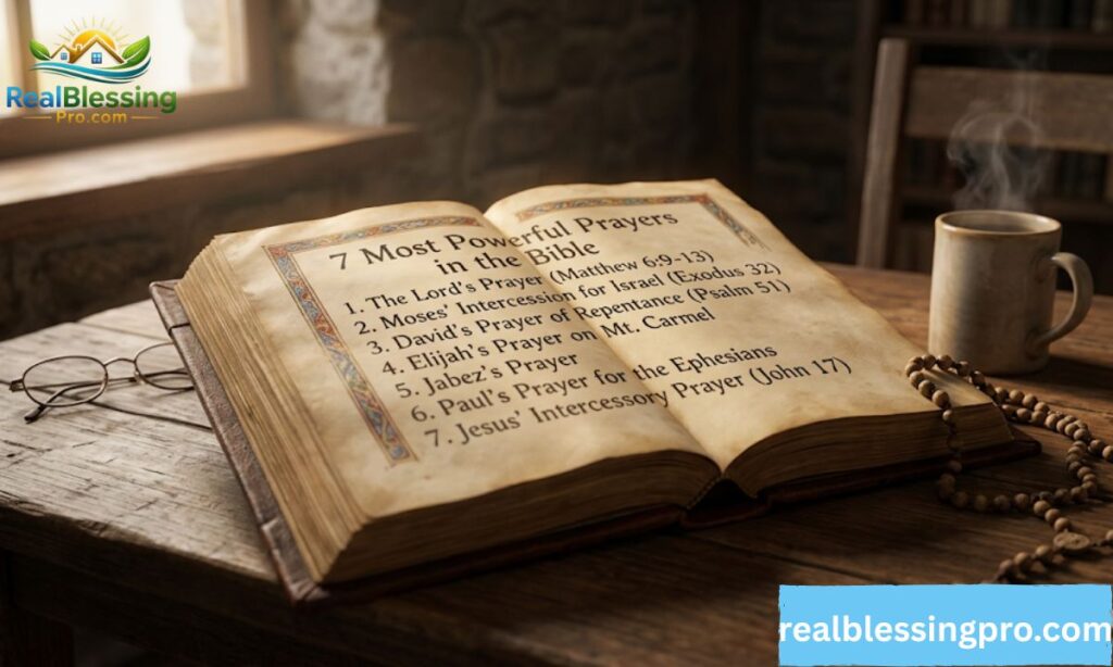 7 most powerful prayers in the Bible