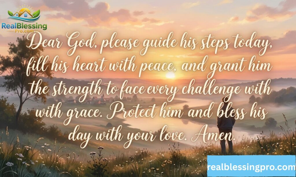 A Good Morning Prayer for Him