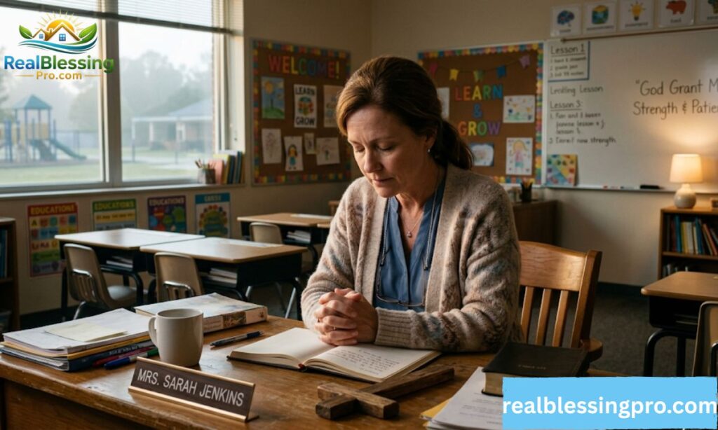 A Teacher's Prayer for Strength and Patience