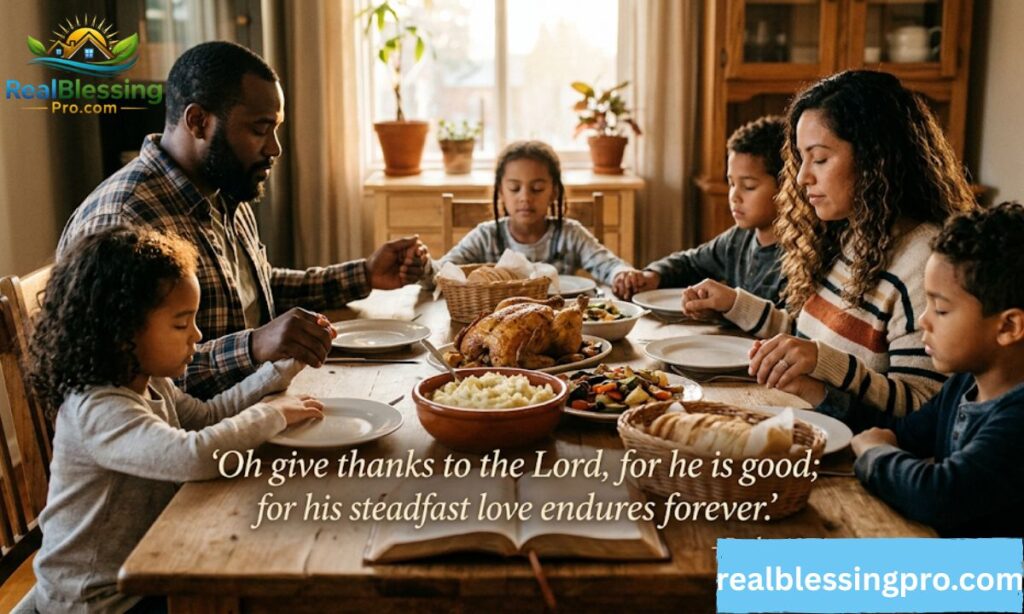 Bible Verse About Thanksgiving Before Meals