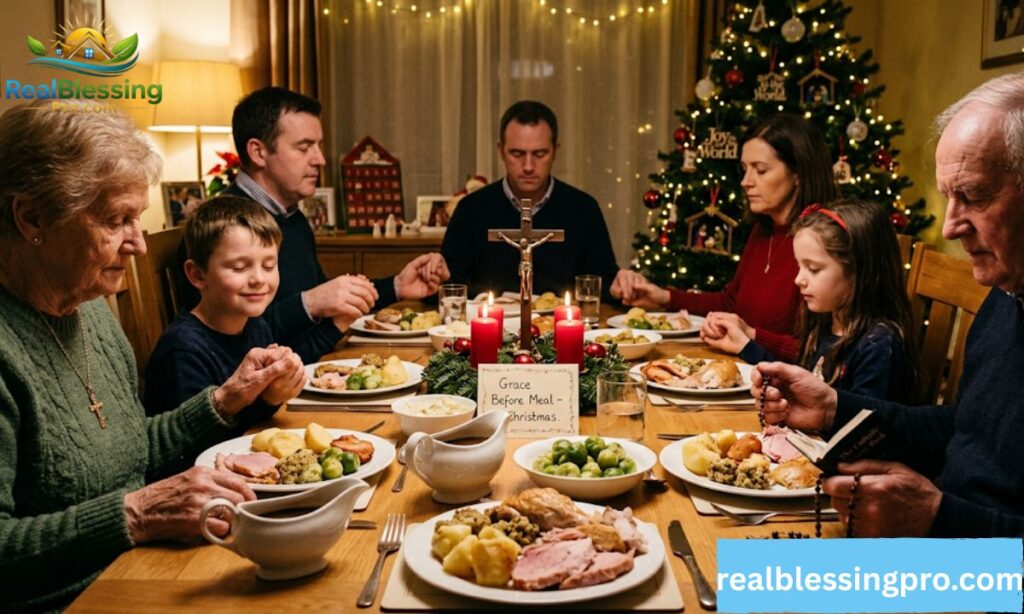Catholic Prayers for Christmas Dinner Family