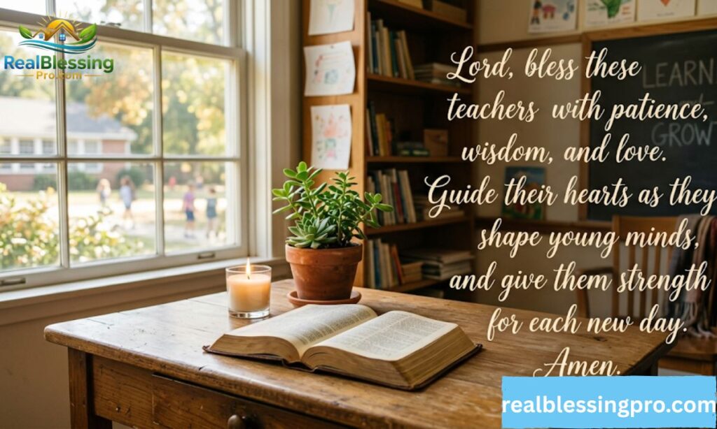 English Prayer for School Teachers