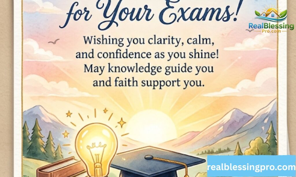 Exam success wishes and prayers for my friend