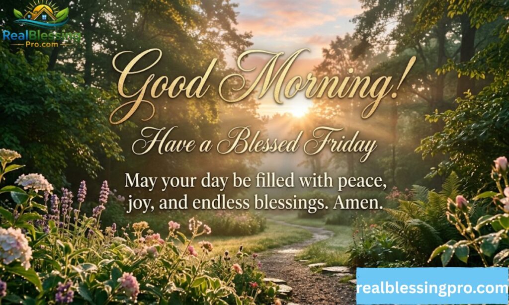 Good Morning Friday Blessings and Prayers