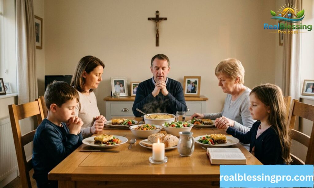 Simple prayer before meal Catholic