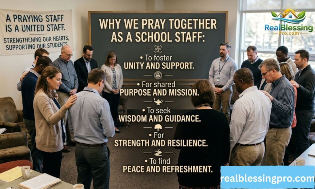 Why We Pray Together as a School Staff