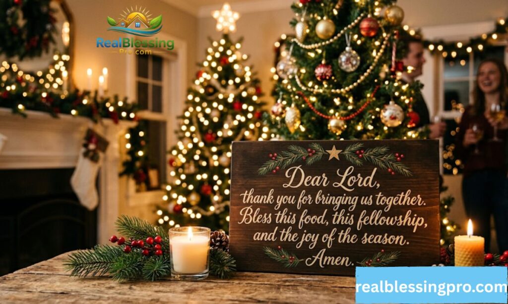 a short opening prayer for christmas party