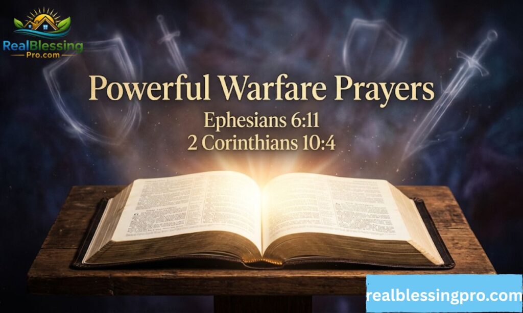 powerful warfare prayers with scriptures