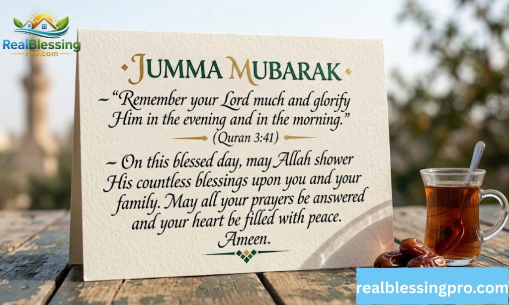 Beautiful Jumma Mubarak Quotes with Meaning