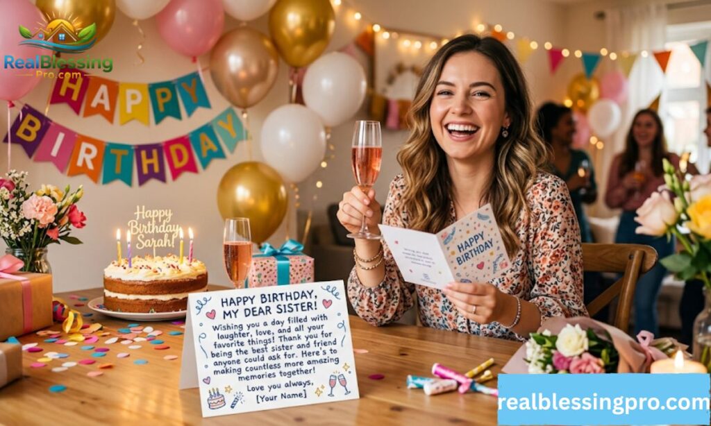 Happy Birthday Wishes for Sister Text