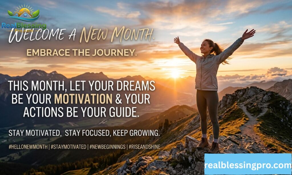 Inspirational New Month Messages to Stay Motivated
