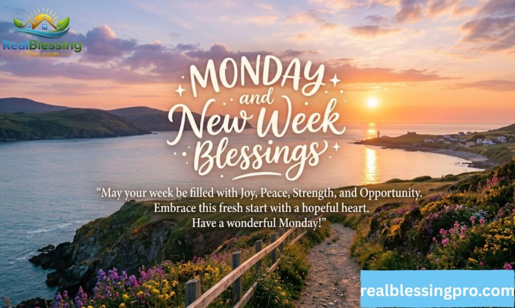 Monday and New Week Blessings