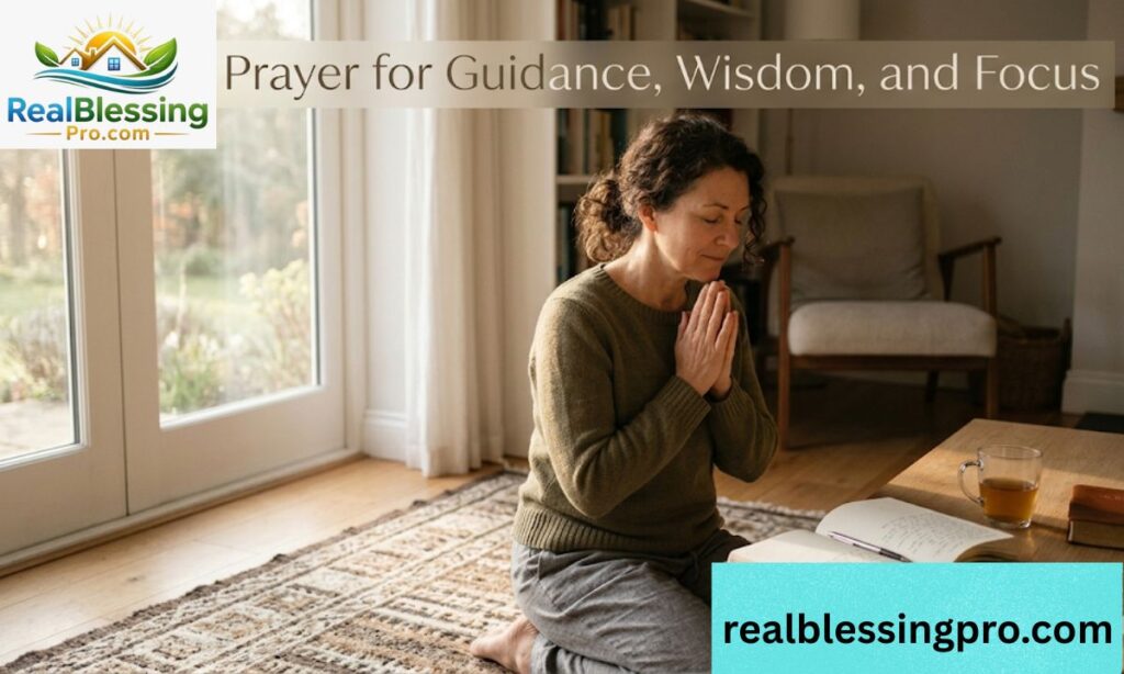 Morning Prayer for Guidance, Wisdom, and Focus
