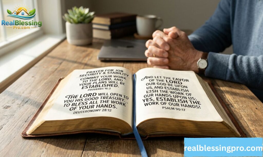 Prayer for Job Security Bible Verses