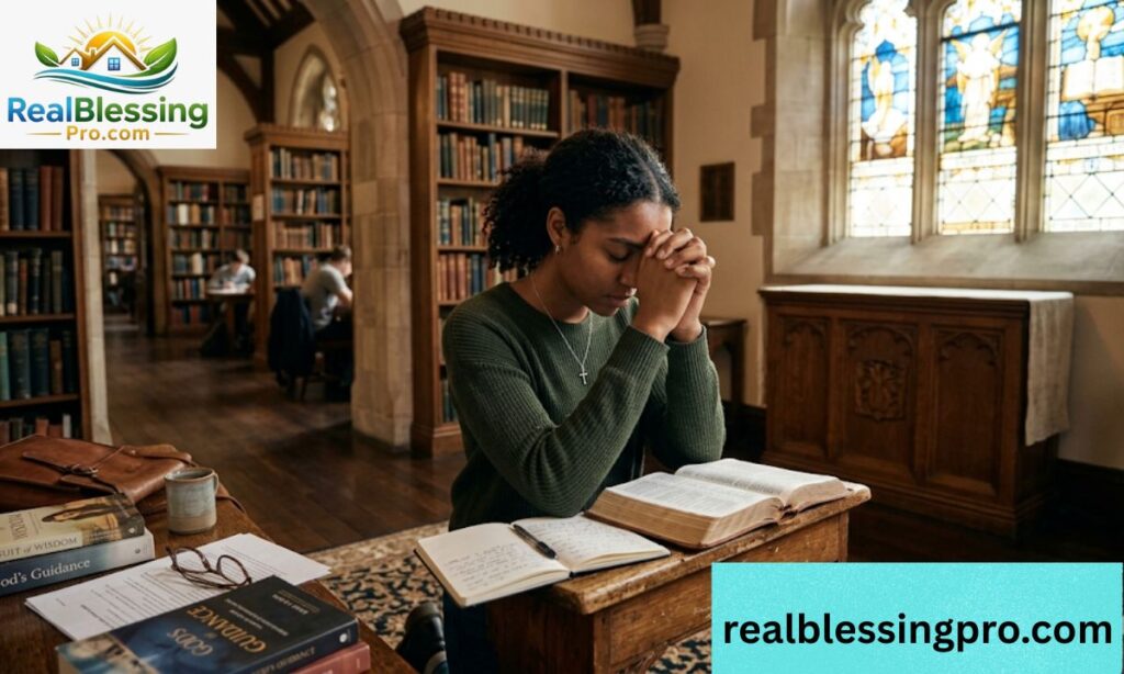 Prayer for Wisdom and Knowledge Seeking God's Guidance in Her Pursuits