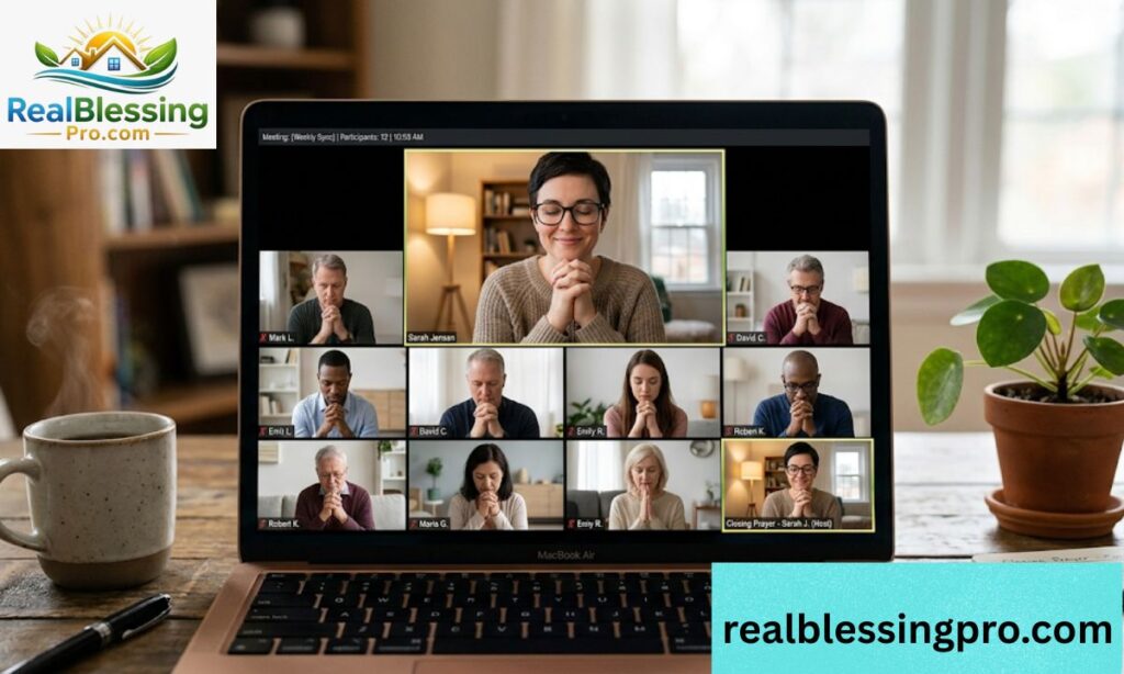 Short Closing Prayer for Online Meeting