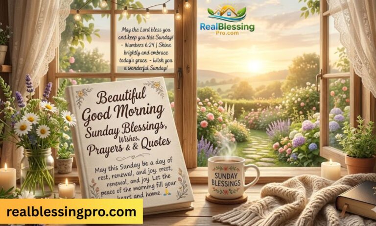 97+Beautiful Good Morning Sunday Blessings, Wishes, Prayers & Quotes with Images