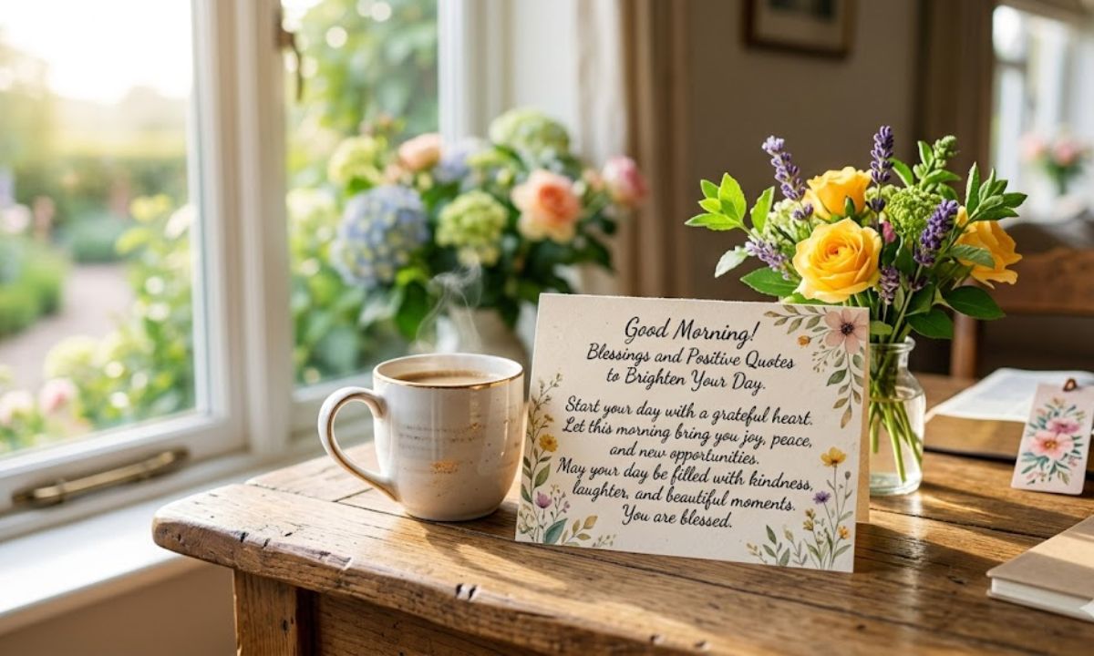 Good Morning Blessings and Positive Quotes to Brighten Your Day