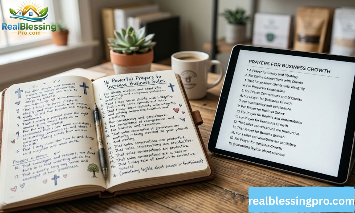 16 Powerful Prayers to Increase Business Sales
