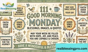 111 + Good Morning Monday Blessings, Images and Quotes