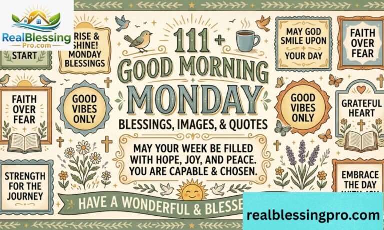 111 + Good Morning Monday Blessings, Images and Quotes