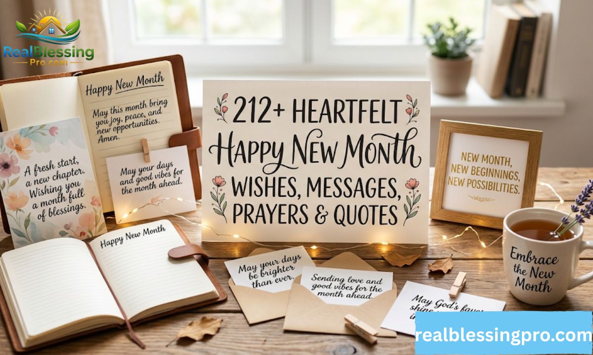 212+ Heartfelt Happy New Month Wishes, Messages, Prayers & Quotes (1)