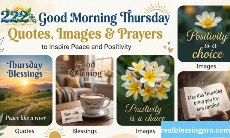 222+ Good Morning Thursday Blessings, Quotes, Images & Prayers to Inspire Peace and Positivity