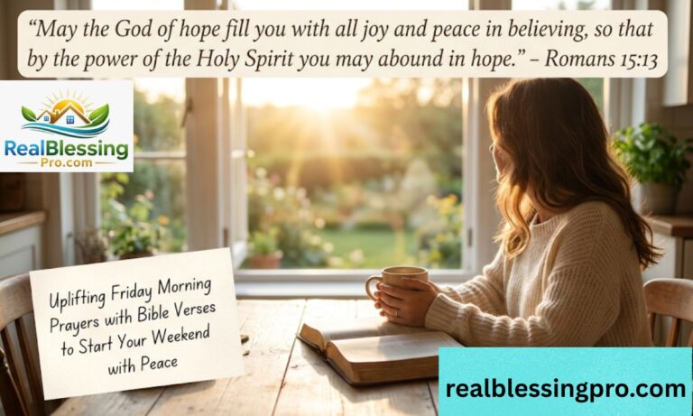 37+ Uplifting Friday Morning Prayers with Bible Verses to Start Your Weekend with Peace