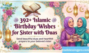 392+ Islamic Birthday Wishes for Sister with Duas
